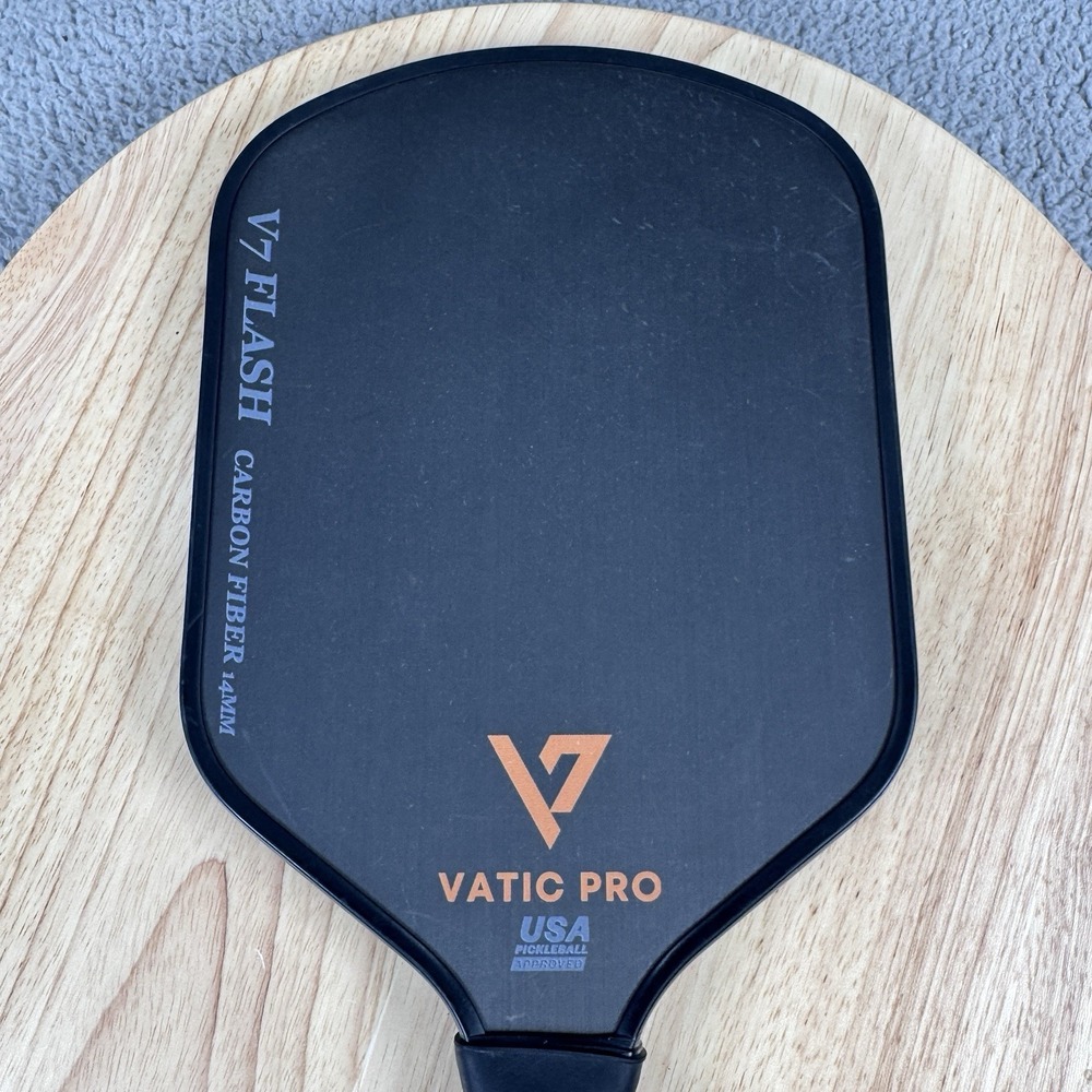 VATIC PRO V7 Flash Carbon Fiber 14mm Pickleball Paddle USA Pickleball Approved - Picture 2 of 12